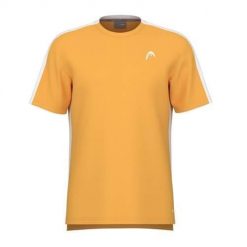Koszulka z krótkim rękawem męska SLICE. Żółte t-shirty sportowe męskie HEAD, m, z bawełny, bez ramiączek, tenisowe. Za 343.99 zł.