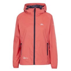 Kurtka Wodoodporna Damska Łatwe Pakowanie Qikpac. Czerwone kurtki damskie Trespass, l, bez wzorów, z materiału, z kapturem. Za 163.99 zł.