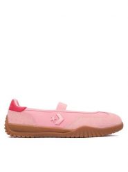 Converse Baleriny Run Star Trainer Ballet Flat​ A17031C Różowy. Czerwone baleriny damskie Converse, bez wzorów, ze skóry, bez obcasa. Za 349.99 zł.