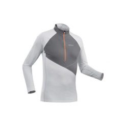 Koszulka z długim rękawem lekka XC S TS 500 męska. Szare koszulki męskie z długim rękawem INOVIK, m, z elastanu. Za 84.99 zł.