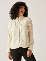 Regatta Kurtka polarowa "Frankie" w kolorze kremowym rozmiar: 40. Brązowe kurtki damskie Regatta, bez wzorów, z polaru, bez kaptura. Za 106.13 zł.