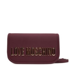 Torebka LOVE MOSCHINO. Czerwone listonoszki damskie Love Moschino, bez wzorów, bez dodatków. Za 619.99 zł.