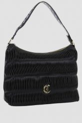 JUST CAVALLI Czarna torebka Range F Gothic Woving. Czarne torebki klasyczne damskie Just Cavalli, bez wzorów, duże, bez dodatków. W wyprzedaży za 549.99 zł.