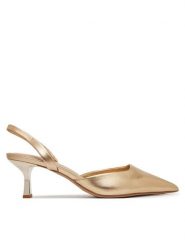 Aldo Czółenka Gavedessi 13804530 Złoty. Żółte czółenka damskie Aldo, bez wzorów, ze skóry, bez obcasa. Za 339.99 zł.