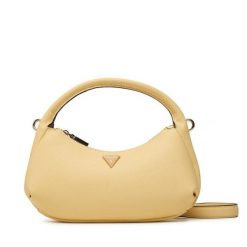 Torebka Guess. Żółte torebki klasyczne damskie Guess, z aplikacjami, bez dodatków. Za 494.99 zł.