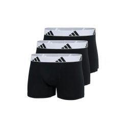 Bokserki Active Flex Cotton 3 pak. Białe bokserki męskie Adidas, bez wzorów, z bawełny. Za 141.99 zł.
