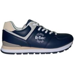 Buty Lee Cooper M LCJ-23-31-3075M niebieskie. Niebieskie buty sportowe na co dzień męskie z syntetyku, bez zapięcia. Za 290.12 zł.