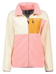 Geographical Norway Kurtka polarowa "Talexa" w kolorze kremowo-jasnoróżowo-pomarańczowym rozmiar: XL. Brązowe kurtki damskie Geographical Norway, xl, bez wzorów, z polaru, bez kaptura. Za 186.63 zł.