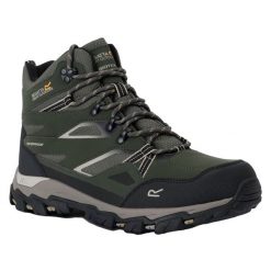 Męskie Buty Do Chodzenia Holcombe III. Brązowe buty trekkingowe męskie Regatta, z materiału, bez zapięcia, trekkingowe. Za 355.99 zł.