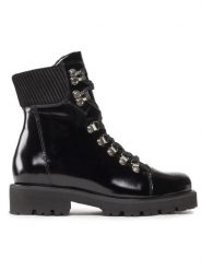 Rage Age Trapery RA-32-06-000424 Czarny. Czarne trapery damskie Rage Age, ze skóry, bez obcasa. Za 539.99 zł.