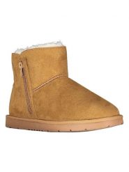 Geographical Norway Botki zimowe "Ozipneige" w kolorze jasnobrązowym rozmiar: 36. Brązowe botki damskie Geographical Norway, na zimę, z futra, bez obcasa, bez zapięcia. Za 175.67 zł.
