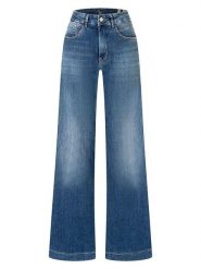MAC Dżinsy "Rich Palazzo" - Wide fit - w kolorze niebieskim rozmiar: W42/L30. Niebieskie jeansy damskie MAC, z podwyższonym stanem. Za 255.06 zł.