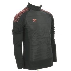 Sweter treningowy Umbro. Czarne swetry męskie Umbro, m, bez wzorów, z elastanu, bez kołnierzyka. Za 188.45 zł.