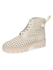 MELVIN & HAMILTON Skórzane botki "Megan 26" w kolorze kremowym rozmiar: 41. Brązowe botki damskie MELVIN & HAMILTON, ze skóry, bez obcasa, bez zapięcia. Za 196.24 zł.