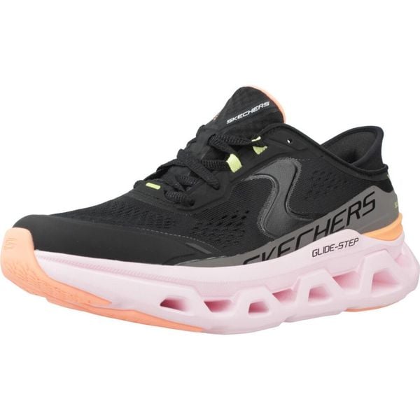 Buty sportowe Skechers Slip-ins Glide Step Altus. Czarne buty sportowe na co dzień damskie Skechers, bez wzorów, z syntetyku. Za 474.50 zł.