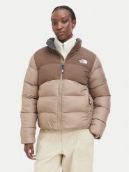 The North Face Kurtka zimowa Saikuru NF0A8GCB Brązowy jasny Boxy Fit. Brązowe kurtki damskie The North Face, na zimę, xl, bez wzorów, z syntetyku, bez kaptura. Za 1,099.00 zł.