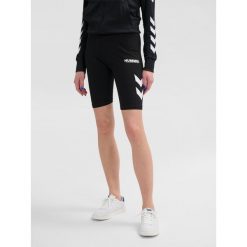 Szorty damskie Hummel Legacy. Czarne spodenki sportowe damskie HUMMEL, xs, z dżerseju, na fitness i siłownię. Za 131.00 zł.