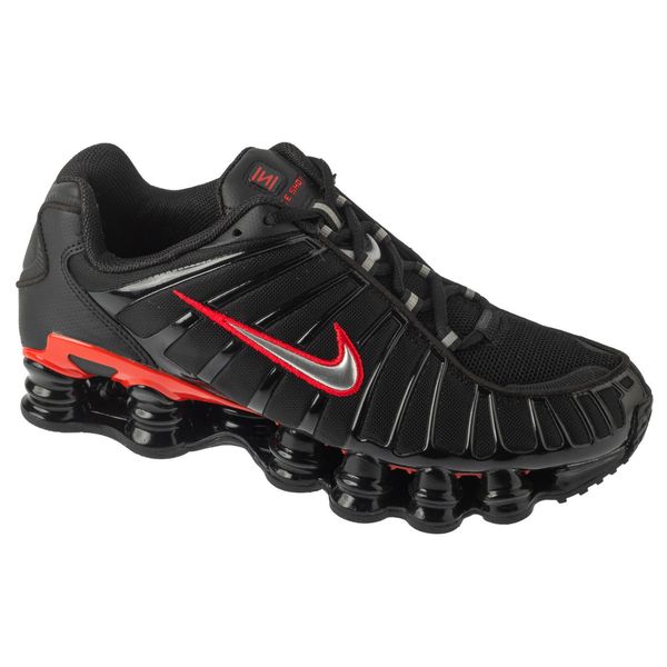 Buty sportowe Sneakersy męskie, Shox TL. Czarne buty sportowe na co dzień męskie Nike, bez zapięcia, trekkingowe. Za 699.00 zł.