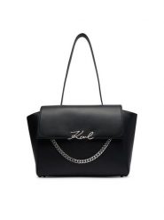 KARL LAGERFELD Torebka B4W30068 Czarny. Czarne torebki klasyczne damskie Karl Lagerfeld, bez wzorów, ze skóry, bez dodatków. Za 1,749.00 zł.