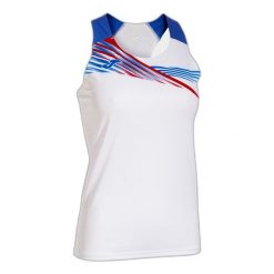 Tank top Joma Elite X. Białe topy damskie Joma, bez wzorów, bez kołnierzyka. W wyprzedaży za 114.80 zł.