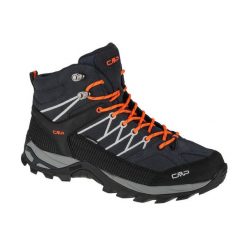 Buty trekkingowe męskie, CMP Rigel Mid. Szare buty trekkingowe męskie CMP, z materiału, bez zapięcia, trekkingowe. Za 359.99 zł.