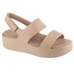 Sandały damskie, Arch Fit Upbeat – Sunrise. Brązowe sandały damskie Skechers, bez wzorów, bez obcasa. Za 179.99 zł.