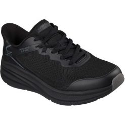 Buty sportowe męskie Skechers Bobs Skillz. Czarne buty sportowe na co dzień męskie Skechers, bez zapięcia. Za 390.00 zł.