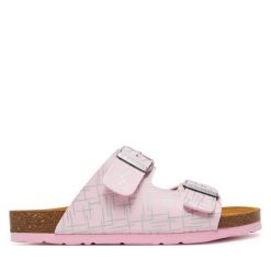 Klapki Dr. Brinkmann. Czerwone klapki damskie Dr. Brinkmann, bez wzorów, bez obcasa. Za 219.99 zł.
