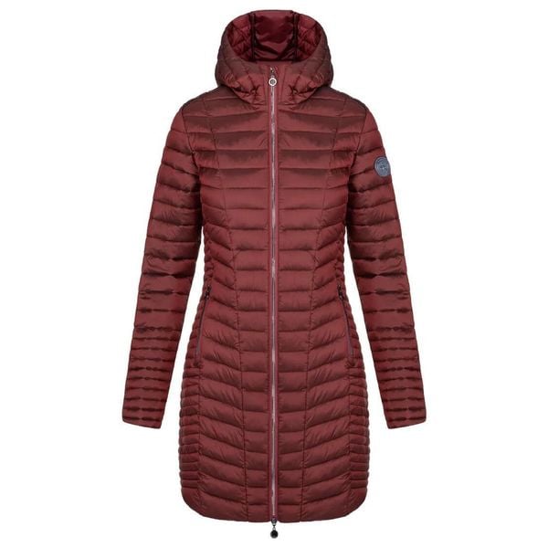 Płaszcz damski Loap Iliana Red. Czerwone płaszcze damskie ZSPORT, na zimę, bez wzorów, sportowe. Za 313.99 zł.