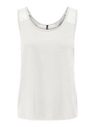 ONLY Top w kolorze białym rozmiar: XL. Białe topy damskie Only, xl, bez wzorów, bez kołnierzyka. Za 57.60 zł.