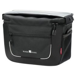 Torba na kierownicę Klickfix Aventour 6,5L. Czarne torebki klasyczne damskie KLICKFIX, bez wzorów, bez dodatków. Za 664.25 zł.