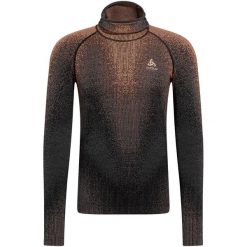 Bluza termoaktywna męska Odlo Blackcomb Eco BL Top Facemask LS. Czerwone bluzy bez kaptura męskie Odlo, l. Za 366.99 zł.