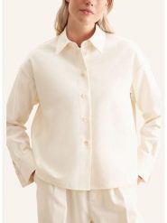 Seidensticker Koszula w kolorze kremowym rozmiar: 38. Brązowe koszule damskie Seidensticker, bez wzorów, z bawełny, bez kołnierzyka, bez ramiączek. Za 148.26 zł.