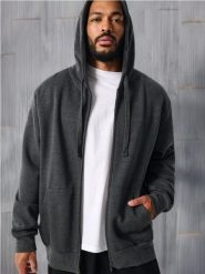 Bluza z kapturem - szary. Szare bluzy z kapturem męskie Sinsay, l. W wyprzedaży za 22.99 zł.