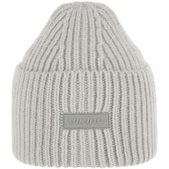 Czapka Froja Life Style z wełny. Szare czapki zimowe damskie VIKING, z poliamidu. Za 99.90 zł.