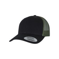 Czapka Trucker Flexfit Retro 2-Tone. Czarne czapki męskie FLEXFIT, bez wzorów, z bawełny, klasyczne. Za 86.50 zł.