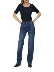 S.Oliver Koszulka w kolorze granatowym rozmiar: 44. Niebieskie bluzki damskie S.Oliver, s, bez wzorów, bez kołnierzyka, bez ramiączek. Za 43.99 zł.