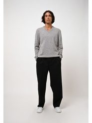 AUTHENTIC CASHMERE Kaszmirowy sweter "Victor" w kolorze szarym rozmiar: M. Szare swetry męskie AUTHENTIC CASHMERE, m, bez wzorów, z kaszmiru, bez kołnierzyka. Za 501.57 zł.