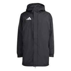 Kurtka męska adidas Entrada Stadium. Białe kurtki męskie Adidas, m, bez wzorów, z materiału, sportowe, bez kaptura. Za 282.99 zł.