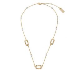 Naszyjnik Marc Jacobs. Żółte naszyjniki damskie MARC JACOBS, złote. Za 539.99 zł.