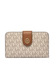 MICHAEL Michael Kors Portfel Pop 32S6G17F8B Écru. Białe portfele damskie MICHAEL Michael Kors, bez wzorów, ze skóry. Za 479.99 zł.