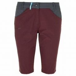 Szorty damskie Kilpi SYLANE-W. Czerwone szorty damskie Kilpi, bez wzorów, z nylonu, sportowe. Za 227.89 zł.