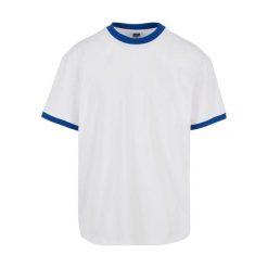 Męska Koszulka Ringer Oversized T-shirt. Białe t-shirty męskie Urban Classics, m, bez wzorów, bez kołnierzyka. Za 68.99 zł.