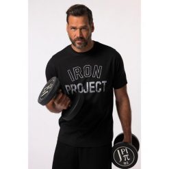 Męski T-shirt Iron Anvil fitness rękaw 1/2 szybkoschnący do roz. 7XL. Czarne t-shirty męskie JAY-PI, m, bez wzorów, z bawełny, bez kołnierzyka. Za 139.99 zł.