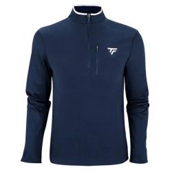 Bluza 1/4 zamka błyskawicznego Tecnifibre. Niebieskie bluzy bez kaptura damskie TECNIFIBRE. Za 196.50 zł.
