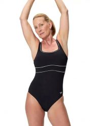 Strój kąpielowy jednoczęściowy damski na basen Speedo Shaping Eclipse. Czarne stroje jednoczęściowe damskie Speedo, s, bez wzorów, moda ciążowa. Za 239.99 zł.