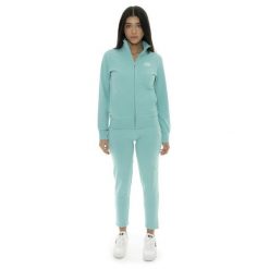 Bluza z bawełna z zamek błyskawiczny na co dzień. Fioletowe bluzy bez kaptura damskie LEONE 1947 APPAREL, z bawełny. W wyprzedaży za 157.01 zł.