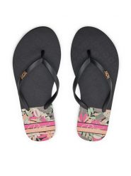 Roxy Japonki ARJL100950 Czarny. Czarne klapki damskie Roxy, bez wzorów, z tworzywa sztucznego, bez obcasa. Za 69.99 zł.