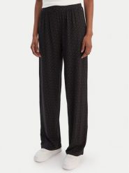 BOSS Spodnie piżamowe B Logo 50550711 Czarny Relaxed Fit. Czarne piżamy damskie Boss, xs, bez wzorów, z lyocellu, bez ramiączek. Za 299.99 zł.