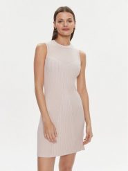 Guess Sukienka codzienna Allie W4RK20 Z2YN2 Beżowy Bodycon Fit. Brązowe sukienki damskie Guess, na co dzień, m, z aplikacjami, z wiskozy, bez kołnierzyka, bez ramiączek, bodycon. Za 269.99 zł.